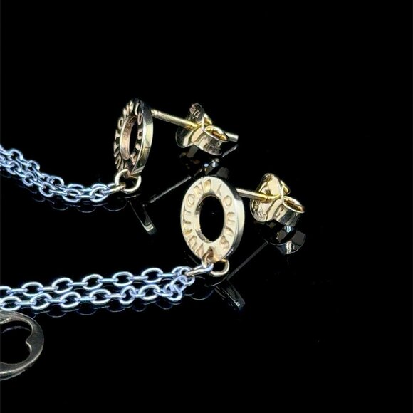 Louis Vuitton Gold Dangle Earrings - Picture 3 of 7